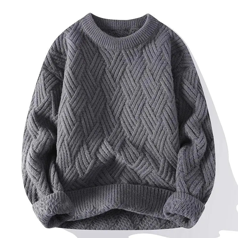Morgan | Men's Patterned Crewneck Sweater