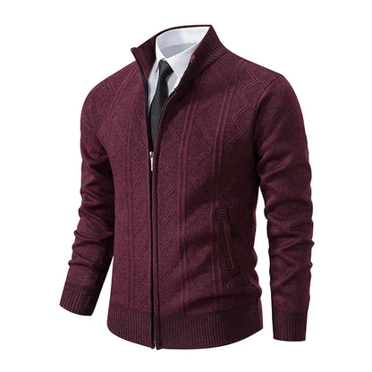 Richard | Men's Stylish Zip-Up Cardigan for Winter