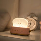 TinyToast | Table Lamp with Dimmable Warm Light & USB Charging | Fun Toaster Design for Cozy Ambiance