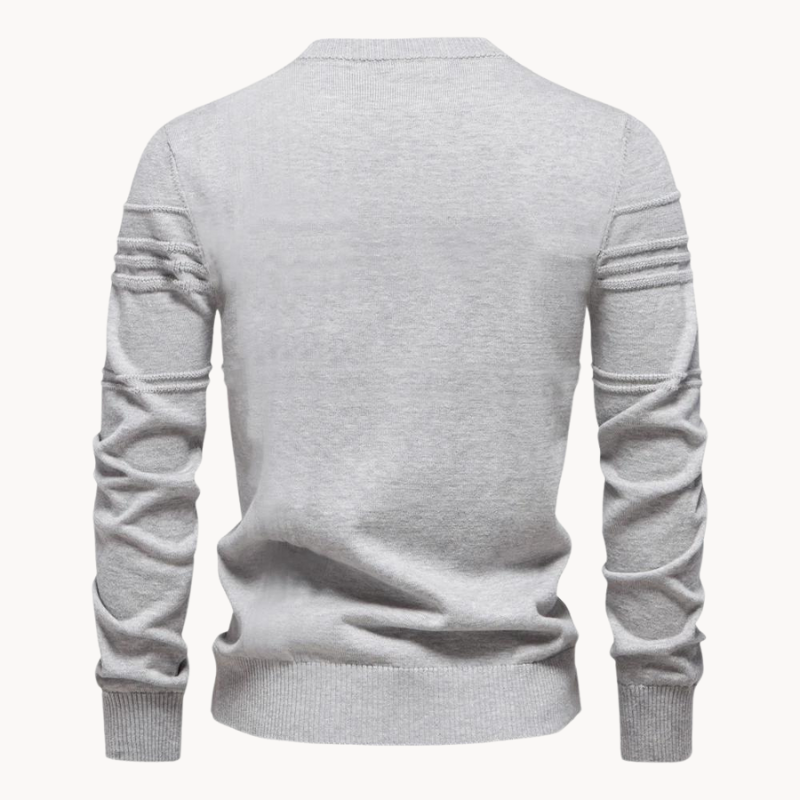 Robbie | Men's Classic Striped Pullover Jumper for Winter