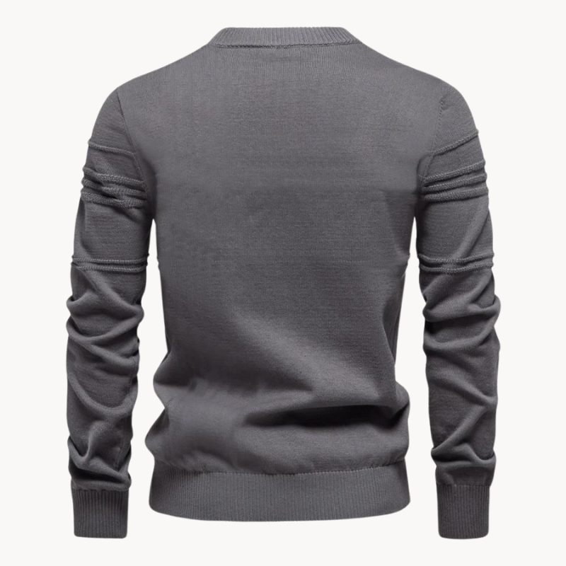 Robbie | Men's Classic Striped Pullover Jumper for Winter