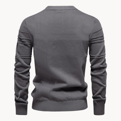 Robbie | Men's Classic Striped Pullover Jumper for Winter
