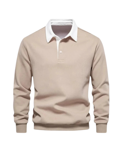 Samuel | Men's Classic Knit Polo Jumper