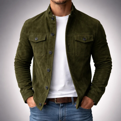 Zachary | Men's Premium Suede Shirt Jacket