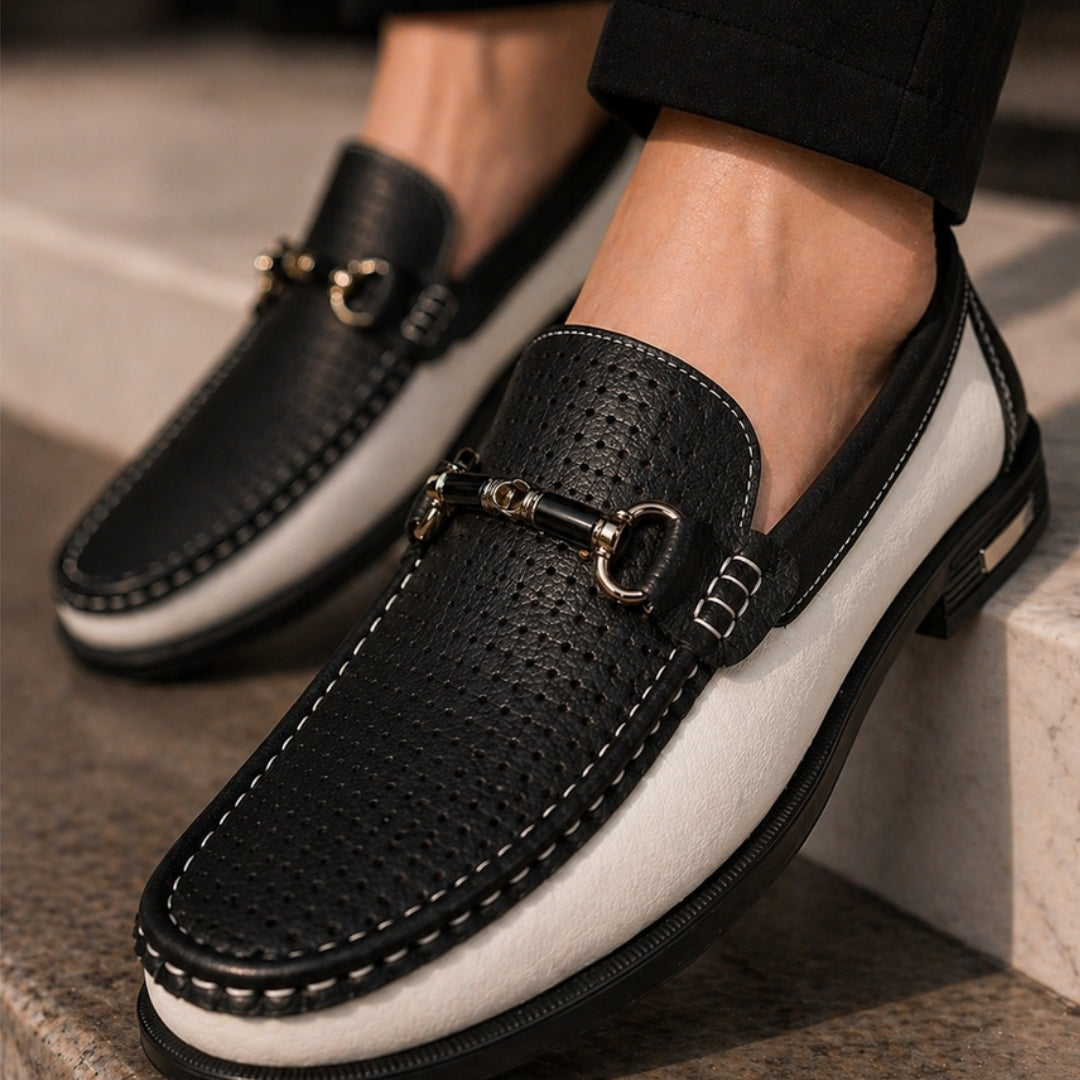 Finley | Men's Perforated Slip-On Loafers