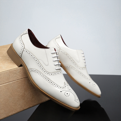 Jacob | Men's Classic Wingtip Brogue Dress Shoes