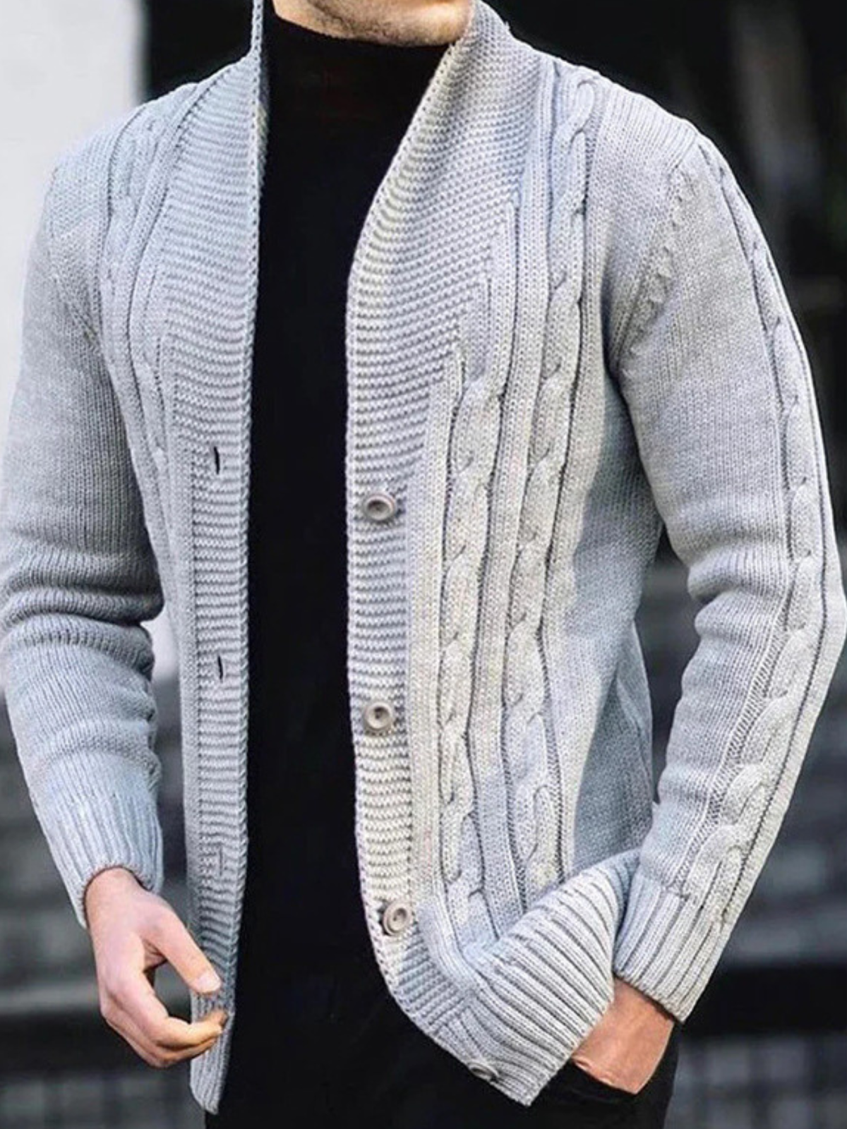 Patrick | Men's Cosy Ribbed Knit Jumper for Winter