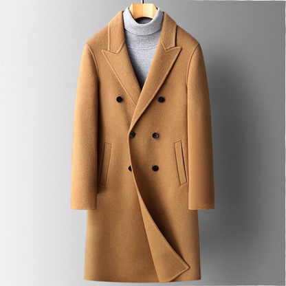 Ian | Men's Mid-Length Lapel Coat for Winter