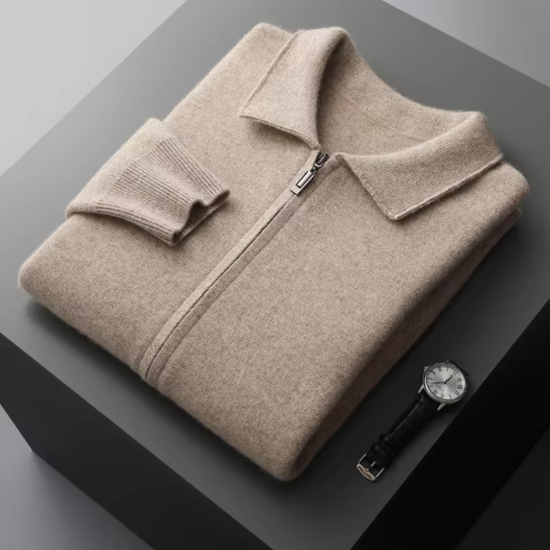 Robert | Men's Stylish Zip-Up Jumper for Winter