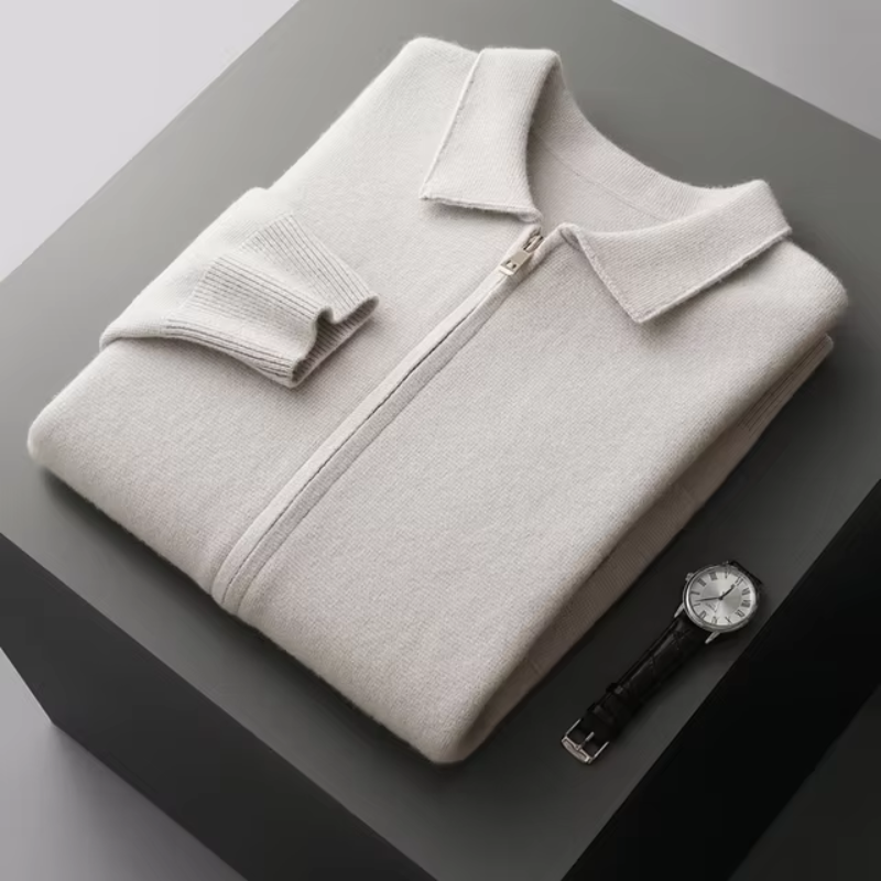 Robert | Men's Stylish Zip-Up Jumper for Winter