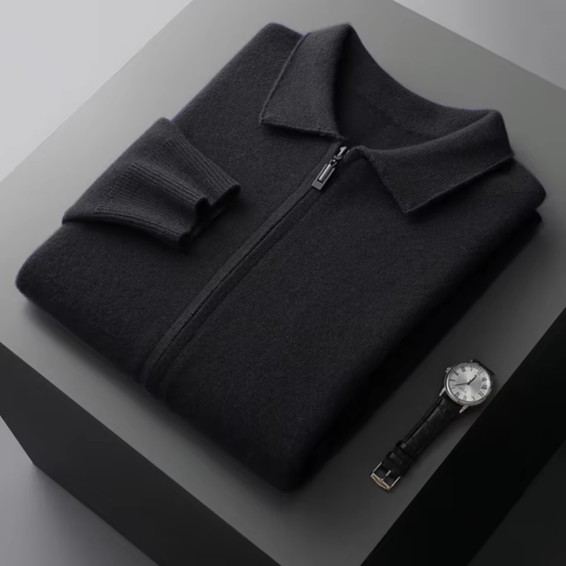 Robert | Men's Stylish Zip-Up Jumper for Winter