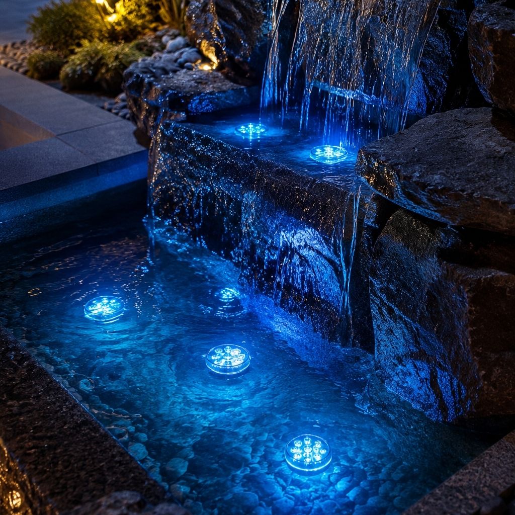 Vibrant Pool Lights | Submersible LED Pool Lamp with Remote Control | 16 Colors for Stunning Ambiance
