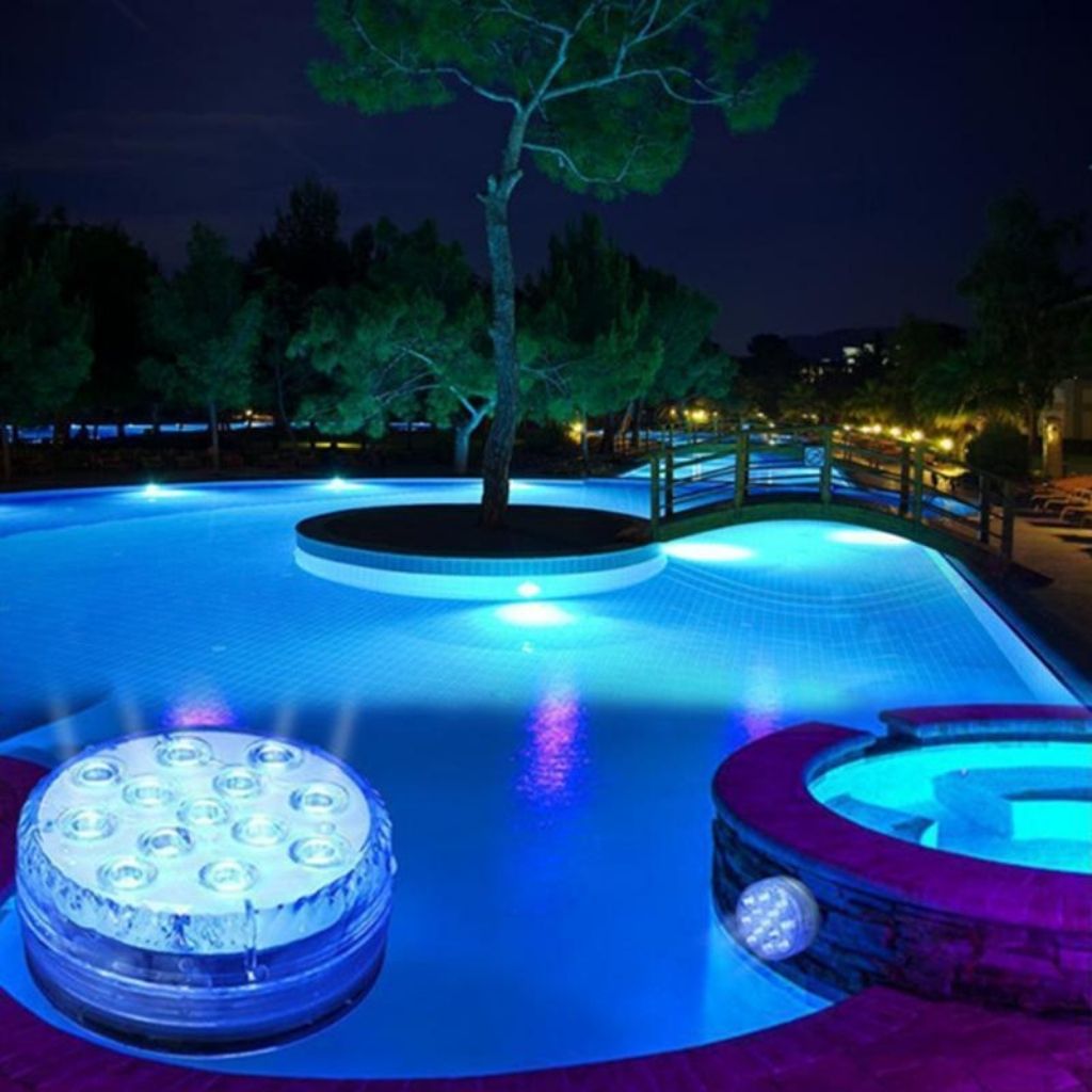 Vibrant Pool Lights | Submersible LED Pool Lamp with Remote Control | 16 Colors for Stunning Ambiance