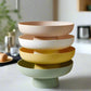 Vintage Charm | Large Serving Bowl with Retro Design & Durable Ceramic | Versatile Dish for Stylish Dining