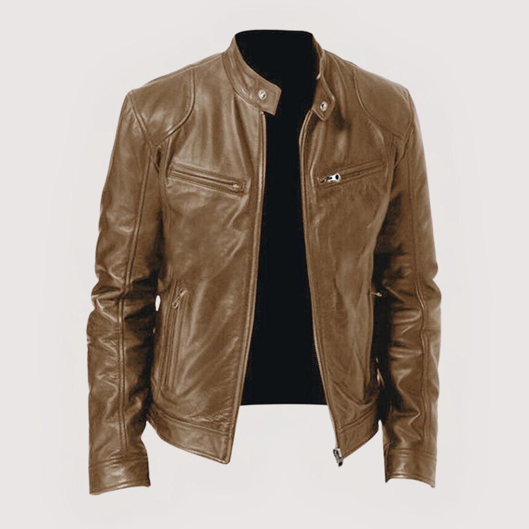 Euan | Men's Stylish Faux Leather Jacket