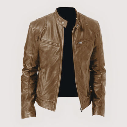 Euan | Men's Stylish Faux Leather Jacket