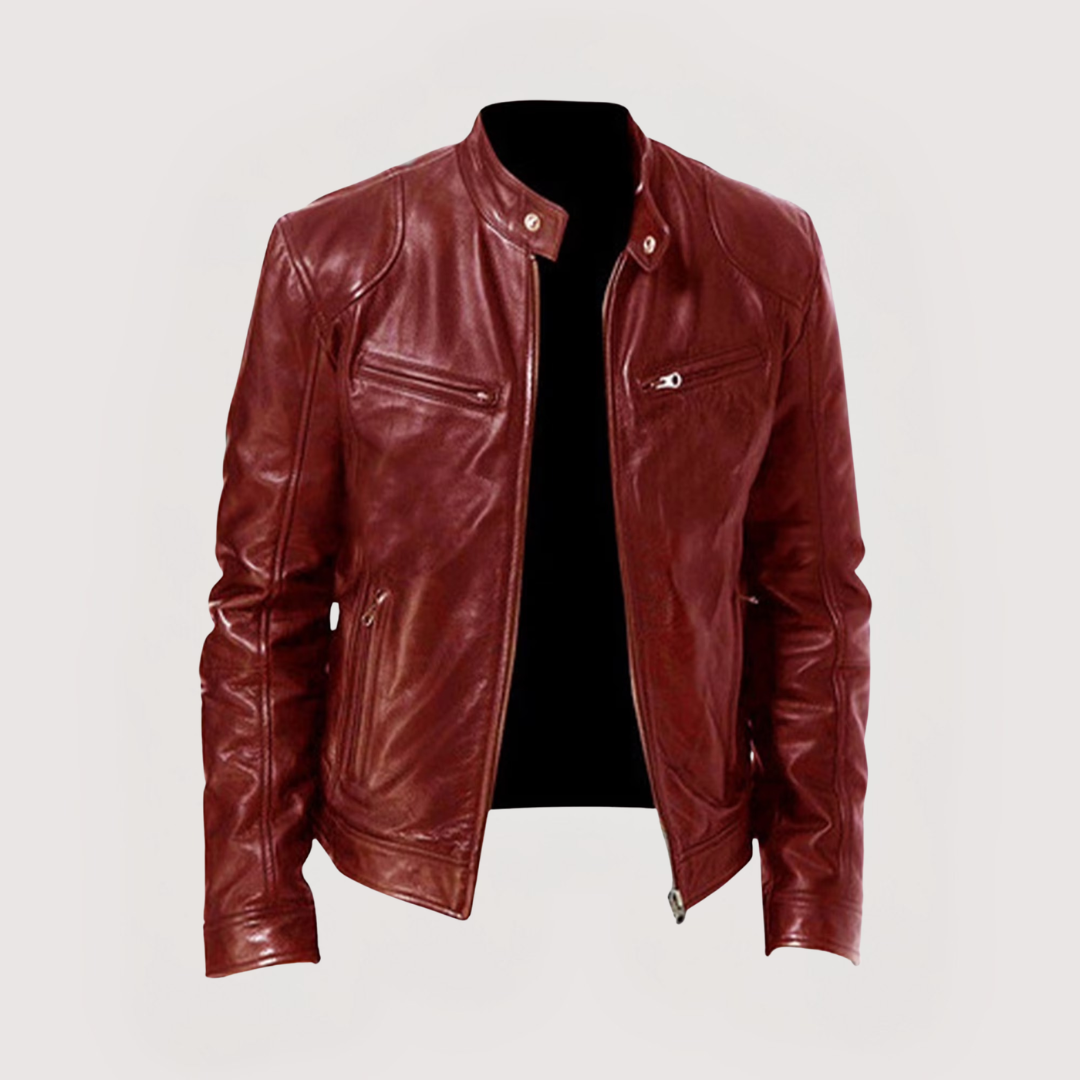 Euan | Men's Stylish Faux Leather Jacket