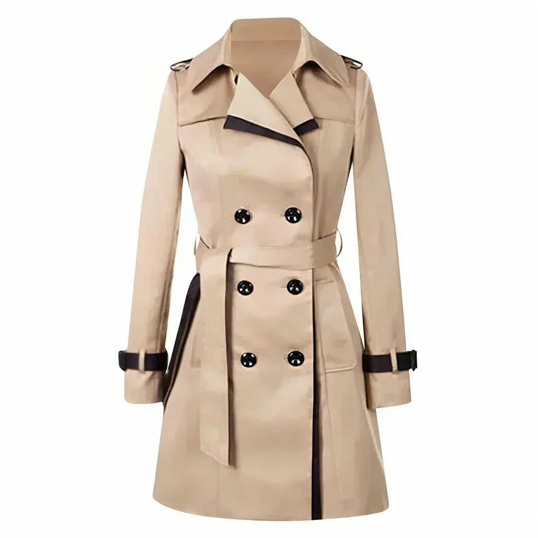 Sarah | Women's Elegant Double-Breasted Trench Coat