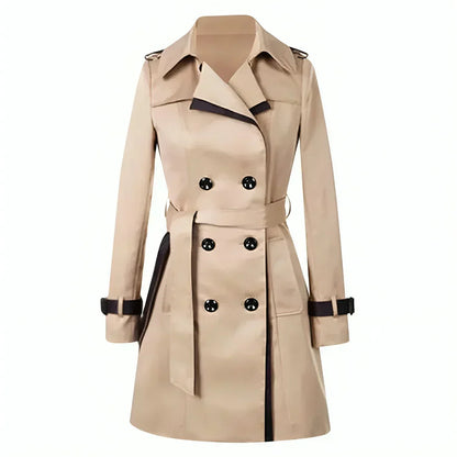 Sarah | Women's Elegant Double-Breasted Trench Coat