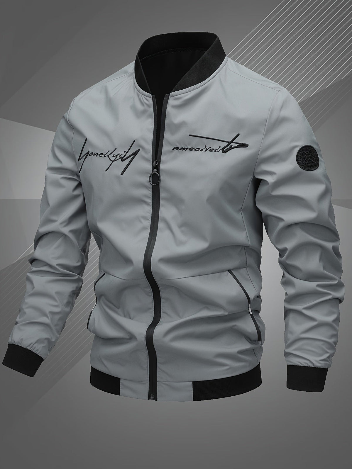 Hugo | Men's Embroidered Baseball Jacket