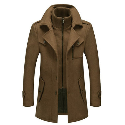 Randall | Men's Classic Double-Breasted Pea Coat for Winter
