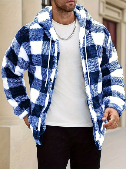 Nathan | Men's Stylish Colourblock Hooded Jacket