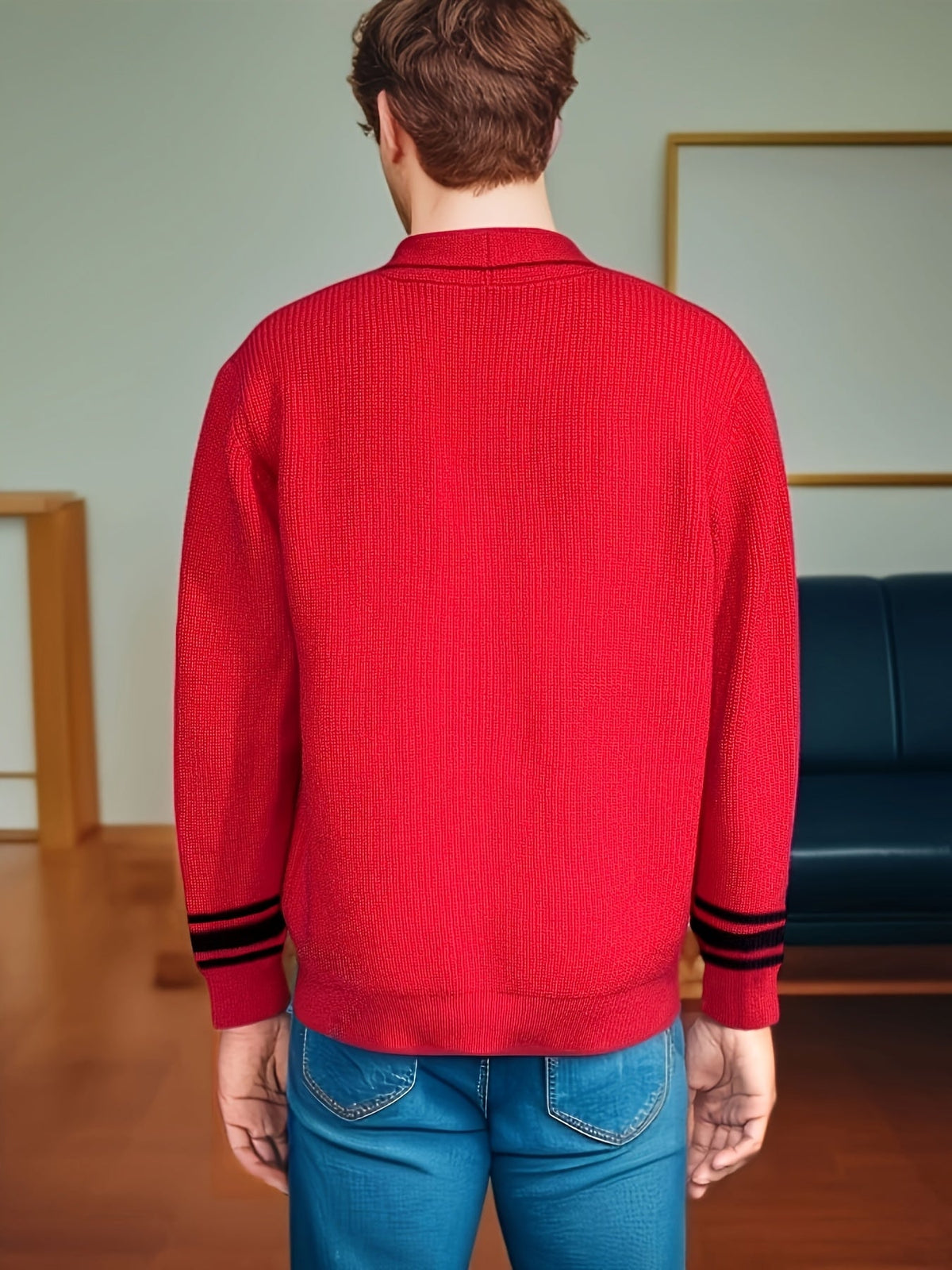 Harvey | Men's Cosy Chunky-Knit Cardigan for Winter