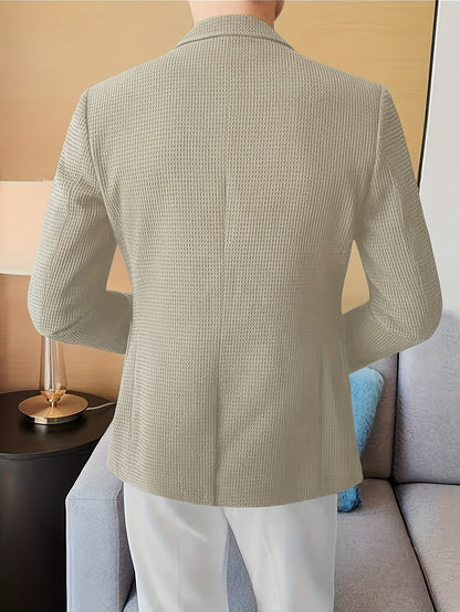 Callum | Men's Waffle-Knit Blazer