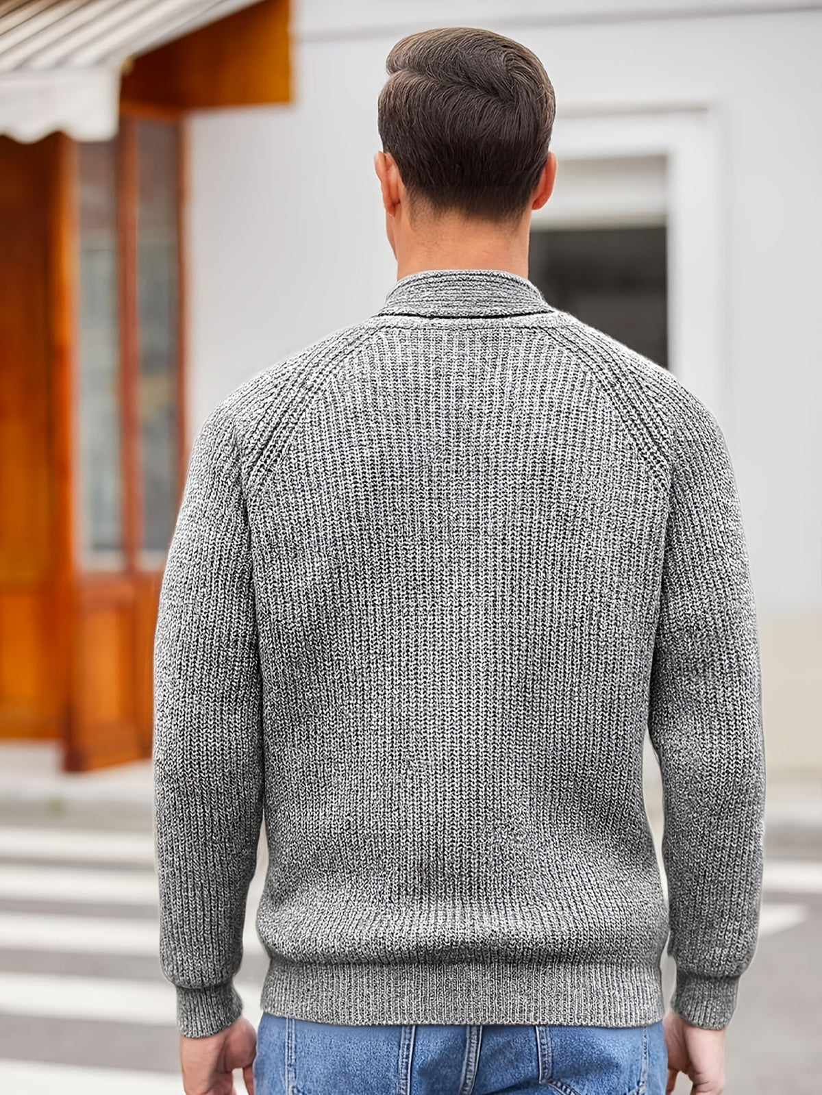 Archie | Men's Button-Up Knit Cardigan for Winter