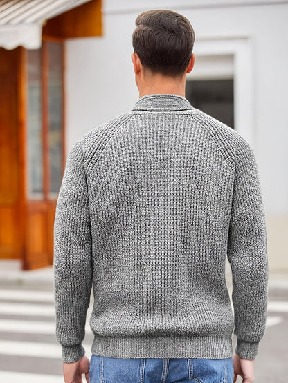 Archie | Men's Button-Up Knit Cardigan for Winter