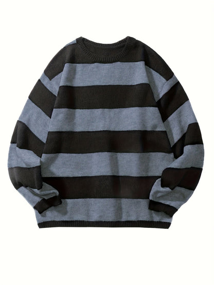 Matthew | Men's Striped Knit Pullover Jumper for Winter