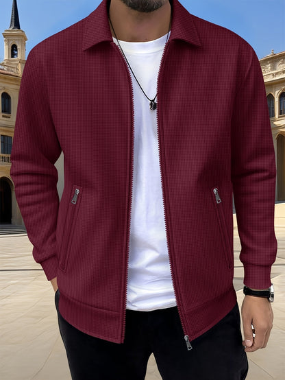 Matthew | Men's Stylish Sports Lapel Zip-Up Jacket