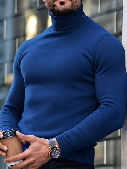William | Men's Classic Turtleneck Jumper for Winter