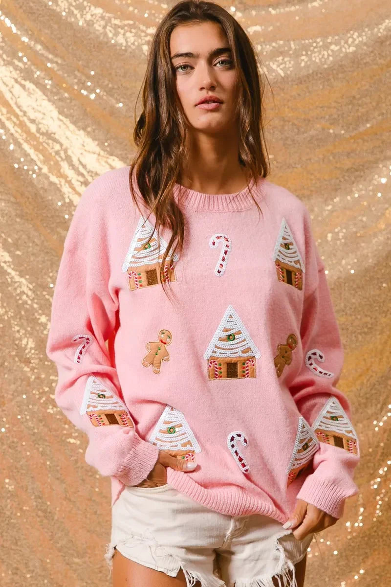 Jocelyn | Women's Cosy Christmas Winter Crewneck Jumper