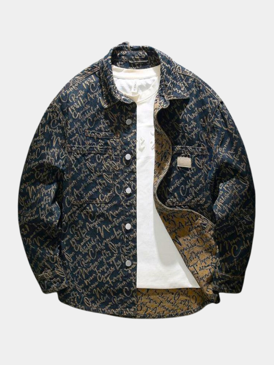 Alexander | Men's Embroidered Denim Jacket