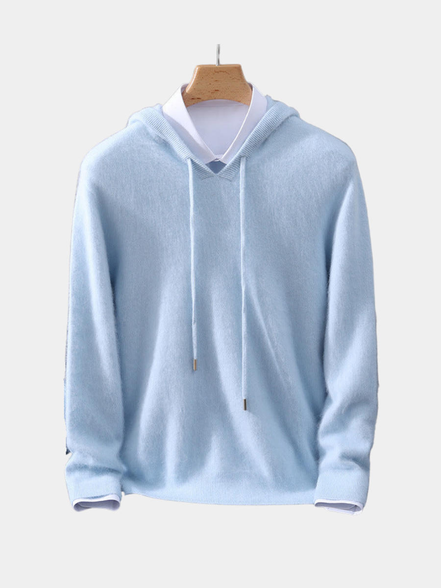 Frank | Men's Cosy Wool-Blend Hooded Sweatshirt