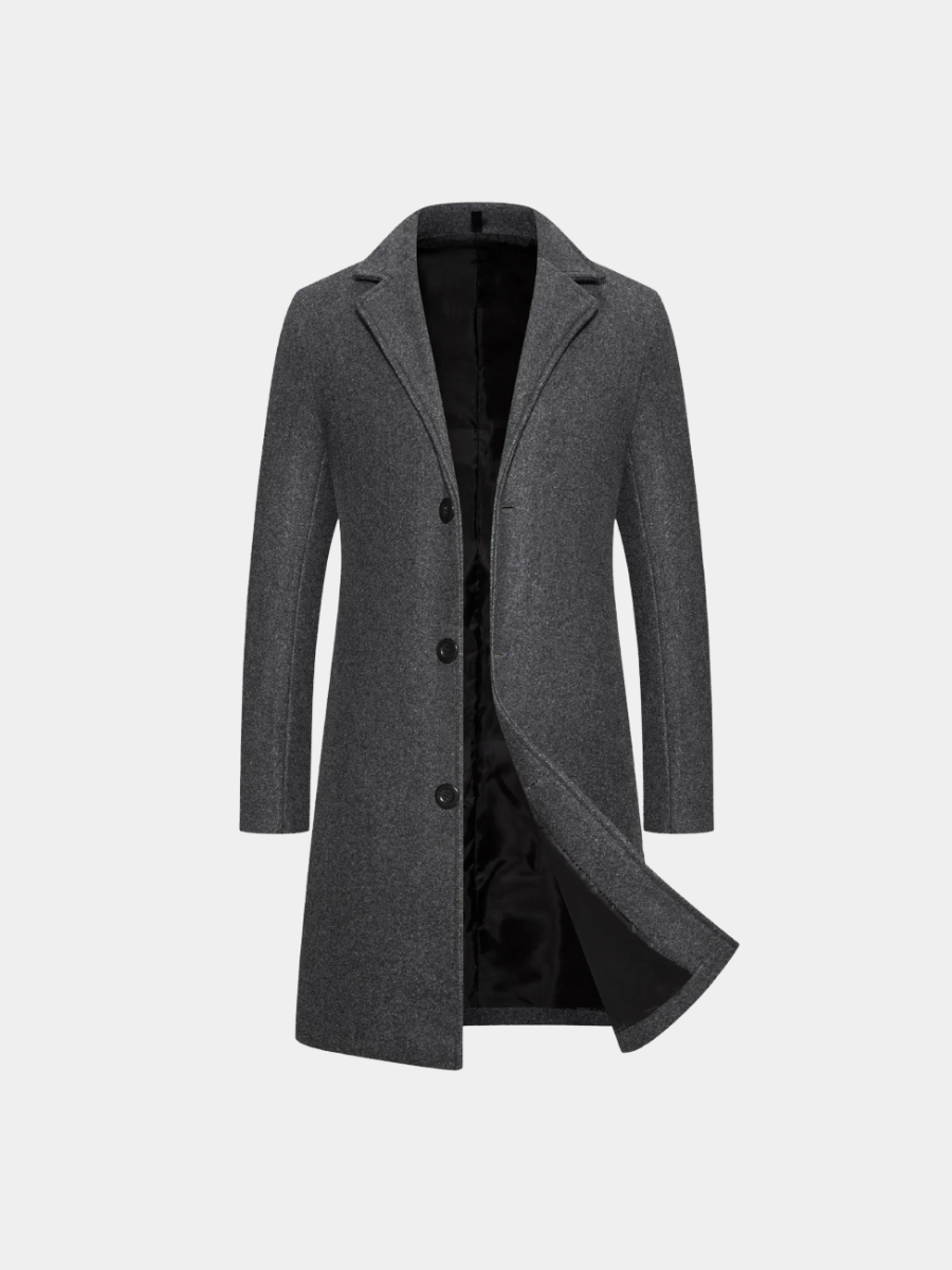 Freddie | Men's Elegant Long Coat for Winter