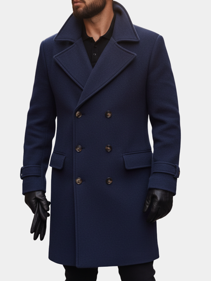 Kai | Men's Classic Wool Coat for Winter