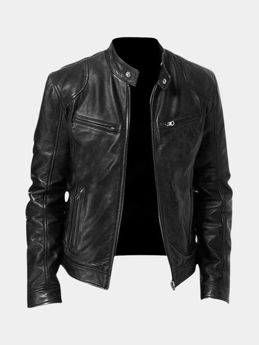 Euan | Men's Stylish Faux Leather Jacket