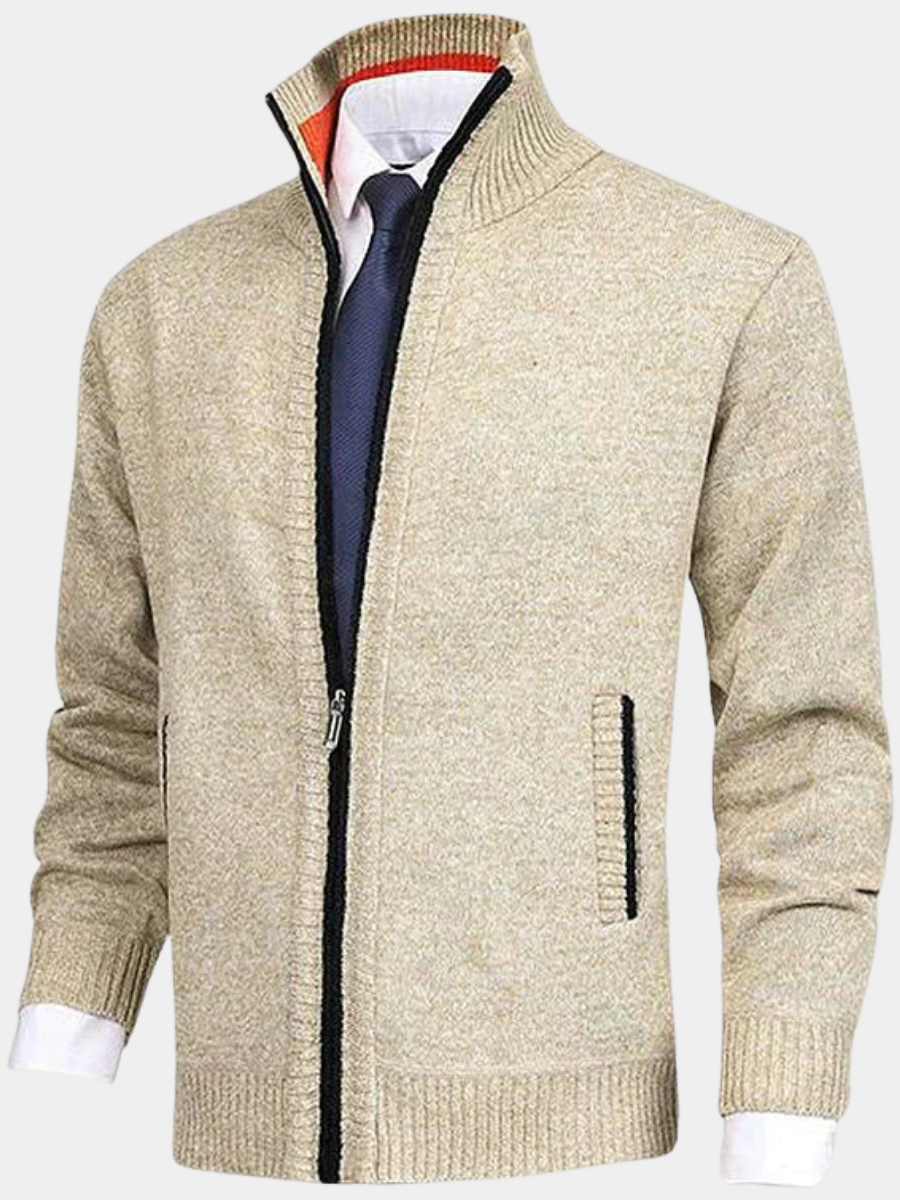 Lewis | Men's Classic Long-Sleeve Cardigan for Winter