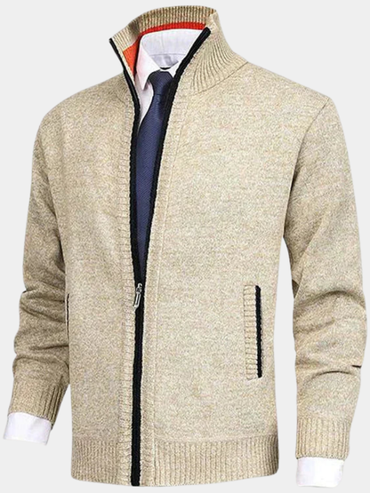 Lewis | Men's Classic Long-Sleeve Cardigan for Winter