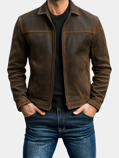 Oscar | Men's Refined Zippered Jacket