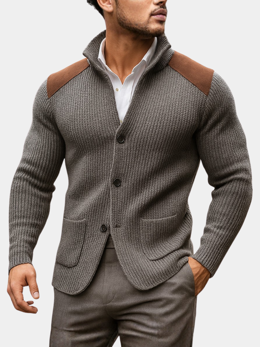 Isaac | Men's Textured Knit Blazer