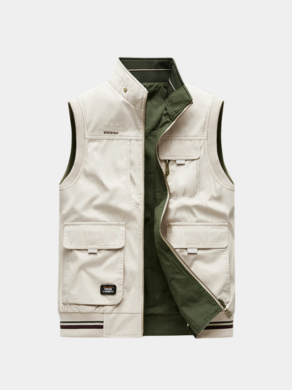 Freddie | Men's Stylish Multi-Pocket Utility Vest