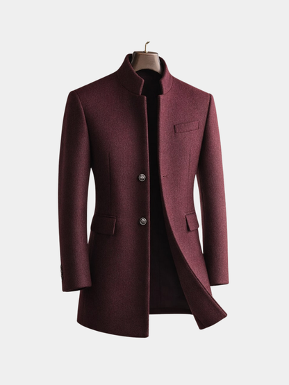 Gabriel | Men's Stylish High-Collar Coat for Winter