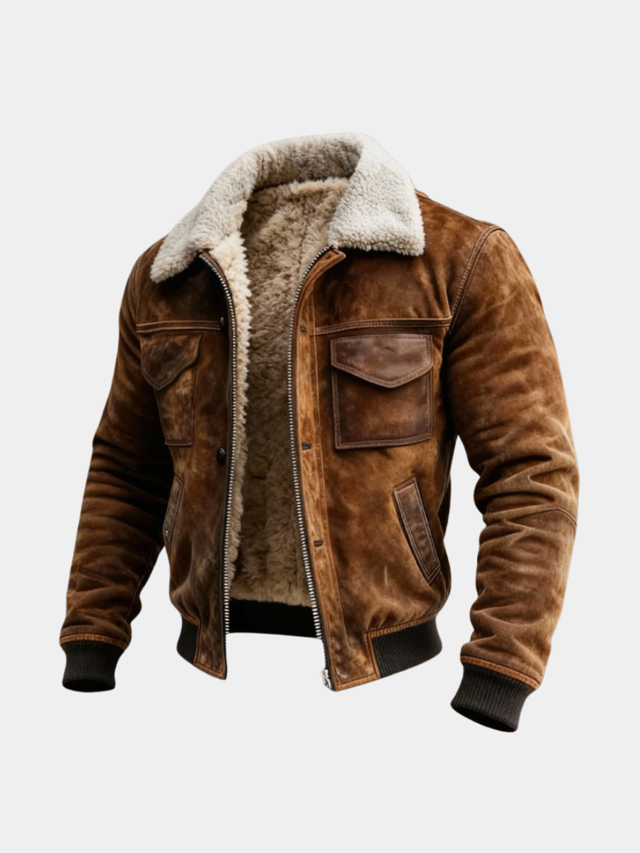 Joshua | Men's Cosy Sherpa-Lined Jacket for Winter