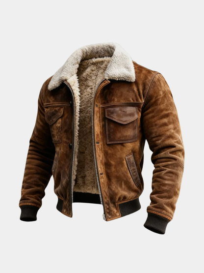Joshua | Men's Cosy Sherpa-Lined Jacket for Winter