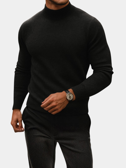 Leo | Men's Stylish Half-Collar Pullover Jumper for Winter