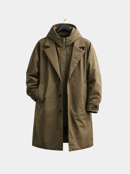 Arthur | Men's Classic Long Overcoat for Winter