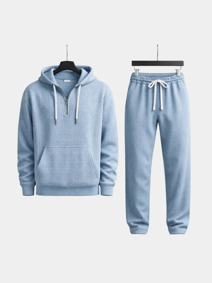 Edward | Men's Cosy Waffle-Knit Set